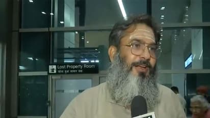 A passenger at the IGI Airport Delhi (Photo/ANI)