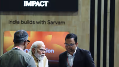 PM Narendra Modi at AI India Expo (Photo/@narendramodi)