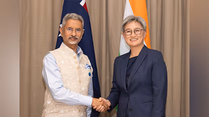 External Affairs Minister S Jaishankar, Australian Foreign Minister Penny Wong (Image: X@DrSJaishankar)