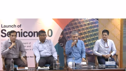 Ashwini Vaishnaw addressing media post Semicon 2.0 launch (Photo/ANI)