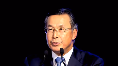 ISHIGURO Norihiko, Chairman and CEO, Japan External Trade Organization (JETRO) (Photo/Youtube@Narendra Modi)