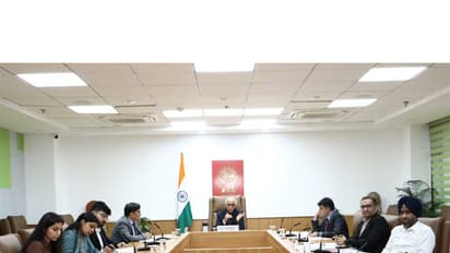 Chairperson Justice V Ramasubramanian heads NHRC's meeting (Photo/NHRC)