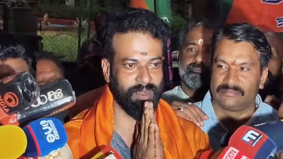 BJP Councillor R Sugathan (Photo/ANI)