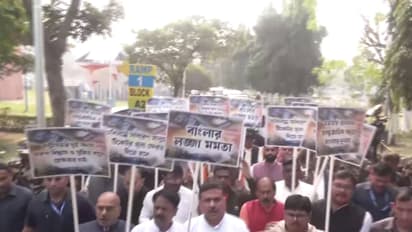 Suvendu Adhikari, BJP protest in Kolkata over Messi event mismanagement (Photo/ANI)