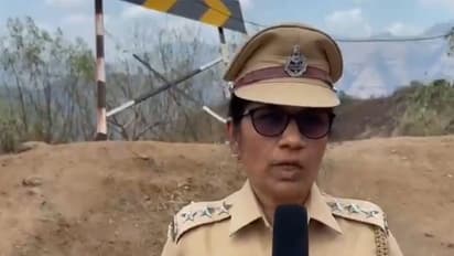 Deputy Superintendent of Police (Highway Traffic), Raigad region, Pushpalata Dighe (Photo/ANI)