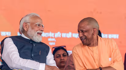 Prime Minister Narendra Modi with UP CM Yogi Adityanath (File photo/ANI)