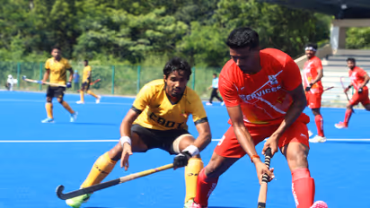 Services Sports Control Board and Central Board of Direct Taxes in action during Inter-Department National Championship (Image:HI)