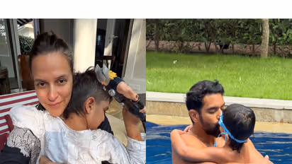 Neha Dhupia, Angad Bedi share wishes for son (Photo/Instagram@nehadhupia)