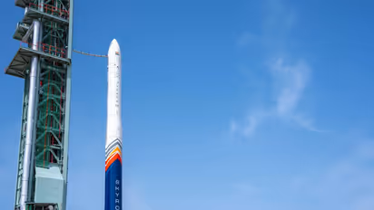 India's first privately developed orbital-class rocket, Vikram-1 (Photo/X@narendramodi)