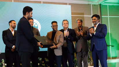 Founder and Chairman of EaseMyTrip, Nishant Pitti at the launch of Stars Golf League Mauritius. (Photo: Stars Golf League Mauritius)