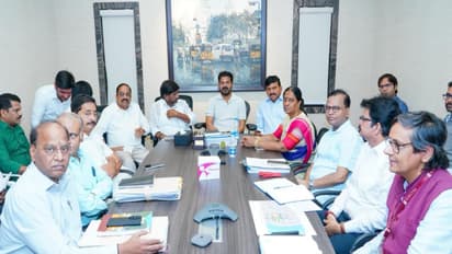 Telangana Chief Minister Revanth Reddy at the meeting (Photo/ANI)