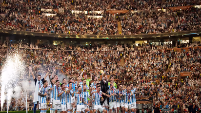 FIFA World Cup defending champions Argentina. (File Photo: ANI)