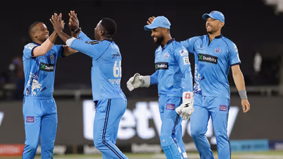 Pretoria Capitals players celebrating. (Photo: SA20)