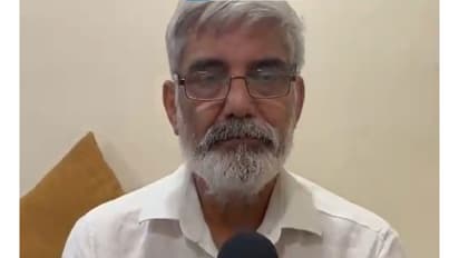 Navnidhi Sharma, Twisha Sharma's father (Photo/ANI)