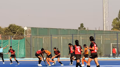 Players in action during the tournament (Photo: Hockey India)