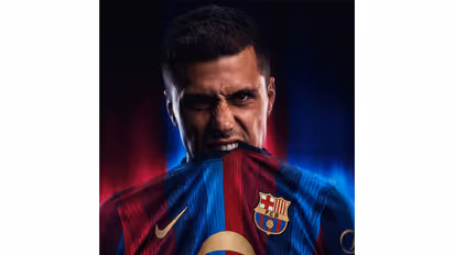 Rodrigo Hernandez. (Photo: X/ @FCBarcelona)