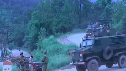 Multi-layer security arrangements have been put in place along the Rajouri-Poonch National Highway (Photo/ ANI)
