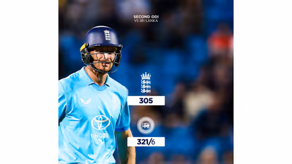 Jos Buttler after his dismissal. (Photo: @englandcricket X)