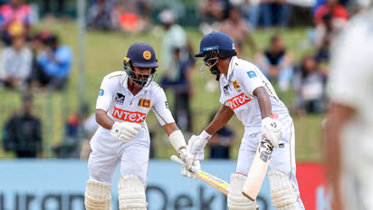 Sri Lanka's Pasindu Sooriyabandara and Kamindu Mendis (Photo: ANI)