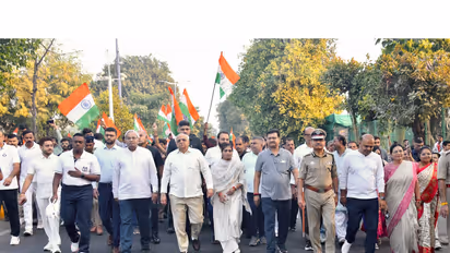 Gujarat CM Patel flags off ‘Run for Unity’ (Photo/X@Bhupendrapbjp)