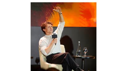 Tom Holland at 'The Odyssey' Mumbai press conference (Photo/Universal Pictures)