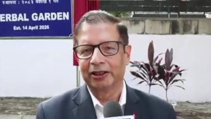 Nepal Ambassador Shankar Prasad Sharma inaugurates Arogya Vatika in New Delhi (Photo/ANI)