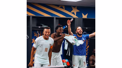 France players. (Photo:X/@equipedefrance)