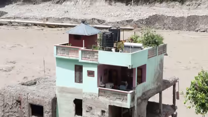 Mint green house stand firm in Trishuli amid Nepal floods (Photo/ANI)