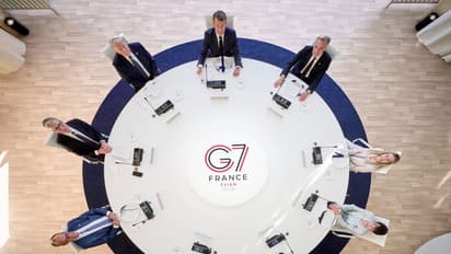 G7 Leaders at the summit. (Photo/X@G7)