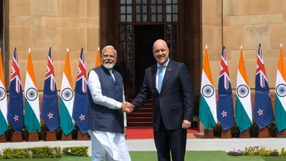 PM Modi with New Zealand PM Christopher Luxon (File Photo/ANI)