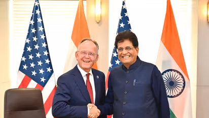 Piyush Goyal, Union Minister of Commerce and Industry meeting J. Stuart Adams, President of the Utah State Senate, USA (Photo/@PiyushGoyal)