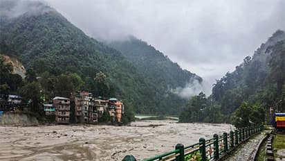 Sikkim Lake outburst in October 2023 (File Photo/ANI)