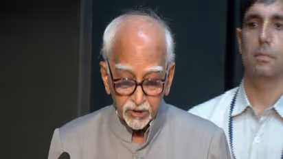 Former Vice President Mohammad Hamid Ansari (Photo/ANI)