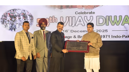 Indian Army commemorated the 54th Vijay Diwas (Photo/ANI)