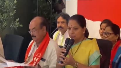 Telangana Jagruti President K Kavitha (Photo/ANI)