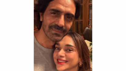Actors Arjun Rampal and Aditi Rao Hydari (Image source: Instagram@rampal72)