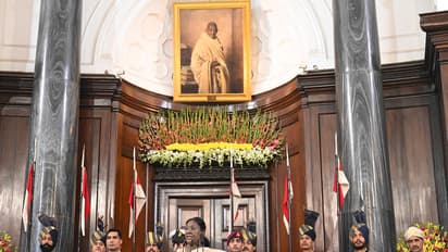 President Droupadi Murmu speaking at Constitution Day funciton in Samvidhan Sadan  (Photo/PIB)