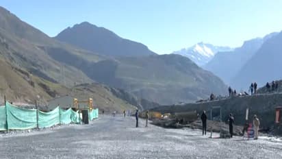 Visual of Zojila Tunnel (Photo/ANI)