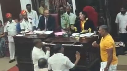 AIADMK and DMK councillors in Greater Chennai Corporation Council (Photo/ANI)