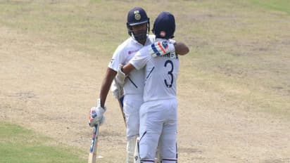 Rohit Sharma and Ajinkya Rahane. (Photo:X/@ImRo45)