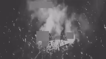 Visuals of US strikes on alleged drug boat (Photo/X@Southcom)