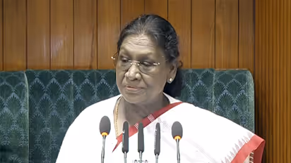 President Droupadi Murmu (Photo/ Sansad TV)