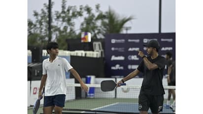 Arjun Singh (L) and Harsh Mehta. (Photo: Indian Pickleball Association)