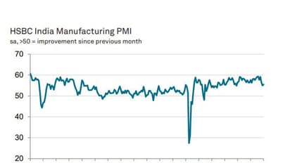 HSBC India Manufacturing PMI (Photo: PMI repot/S&P Global)