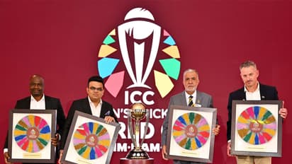 Jay Shah at the tournament host venue unveiling. (Photo: Jay Shah/ICC)