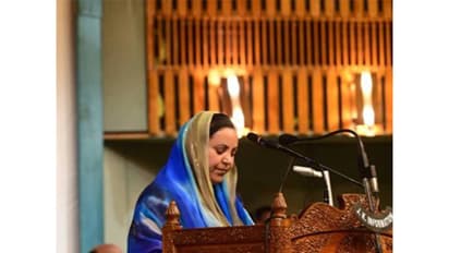 Jammu and Kashmir Minister Sakeena Itoo (Photo/X/@sakinaitoo)