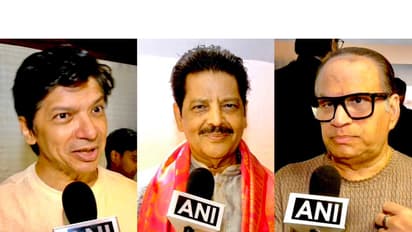 Shaan, Udit Narayan, Ramesh Taurani (Photo/ANI)