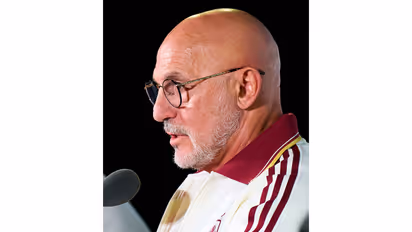 Spain coach Luis de la Fuente. (Photo: X/ @SEFutbol)