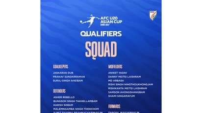 India U20 squad named for AFC Asian Cup qualifiers 2027 (Photo: AIFF Media)