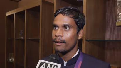 Indian para-athlete Dilip Mahadu Gavit. (Photo: ANI)